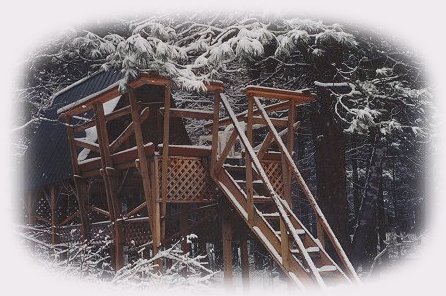 
gathering light ... a retreat in southern oregon near crater lake national park and klamath basin birding trails offering tree houses, treehouses, the cottage, cabins. gathering light, a retreat offering cabins near crater lake national park and klamath basin birding trails in southern oregon. cabins, tree houses, rv camping and vacation rentals in the forest on the river near crater lake national park and klamath basin birding trails.