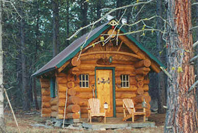 Cabins on Original Log Cabin  Cozy Comfort Cabins On The River Near Crater Lake