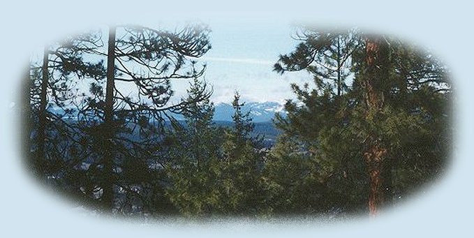 the cascade mountains photographed while hiking atop chiloquin ridge across chiloquin ridge road from gathering light ... a retreat.