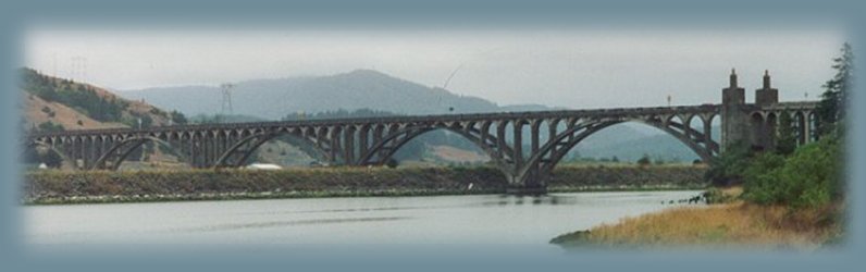 Sightseeing on the oregon coast, traveling along the Pacific Coast Scenic Byway: the mouth of the rogue river at gold beach, cape arago, cape sebastian, thomas creek bridge, brookings, reedsport, gold beach, sunset bay, natural bridge, bandon, samuel j boardman state park, hiking trails, siltcoos lake and more.