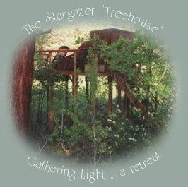 The stargazer treehouse at gathering light ... a retreat in southern oregon near crater lake national park: cabins, treehouses and more in the forest on the river.