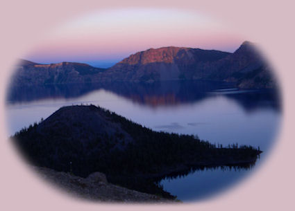 winter photographed at crater lake national park in the cascades of southern oregon.