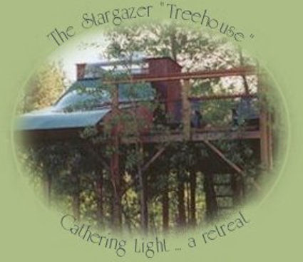 The stargazer tree house at gathering light ... a retreat located in southern oregon near crater lake national park: cabins, treehouses in the forest on the river.